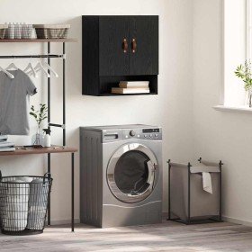 Mueble de pared Montaje en la pared Roble negro 60 x 31 x 70 cm en Taquillas y armarios de almacenamiento | Comprar online en Fo