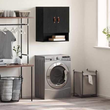 Mueble de pared Montaje en la pared Roble negro 60 x 31 x 70 cm