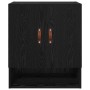 Mueble de pared Montaje en la pared Roble negro 60 x 31 x 70 cm