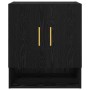 Mueble de pared Montaje en la pared Roble negro 60 x 31 x 70 cm