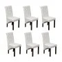 Dining chairs 6 units white synthetic leather by vidaXL, dining chairs - Ref: Foro24-160317, Price: 479,96 €, Discount: %