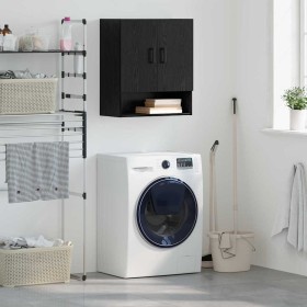 Mueble de pared Montaje en la pared Roble negro 60 x 31 x 70 cm