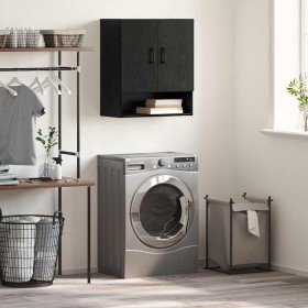 Mueble de pared Montaje en la pared Roble negro 60 x 31 x 70 cm en Taquillas y armarios de almacenamiento | Comprar online en Fo