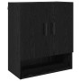Mueble de pared Montaje en la pared Roble negro 60 x 31 x 70 cm