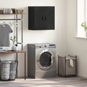 Mueble de pared Montaje en la pared Roble negro 60 x 31 x 60 cm