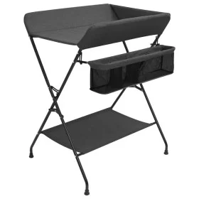 Anthracite gray iron changing table by vidaXL, Baby changing tables - Ref: Foro24-10266, Price: 76,25 €, Discount: %