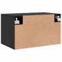 Mueble de pared Roble negro 60 x 36.5 x 35 cm