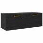 Mueble de pared Roble negro 100 x 36.5 x 35 cm