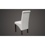 Sillas de comedor 4 unidades cuero sintético blanco de vidaXL, Sillas de comedor - Ref: Foro24-160315, Precio: 326,02 €, Desc...