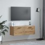 Mueble de pared Roble artisan 100 x 36.5 x 35 cm