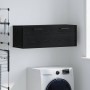 Mueble de pared Roble negro 100 x 36.5 x 35 cm