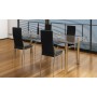 Sillas de comedor 4 unidades cuero sintético negro de vidaXL, Sillas de comedor - Ref: Foro24-60570, Precio: 228,56 €, Descue...