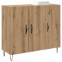 Vitrina Roble artisan 90 x 34 x 80 cm Madera contrachapada