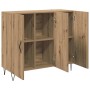 Vitrina Roble artisan 90 x 34 x 80 cm Madera contrachapada