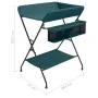Green iron changing table by vidaXL, Baby changing tables - Ref: Foro24-10270, Price: 85,06 €, Discount: %