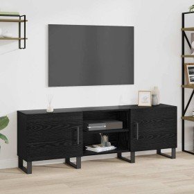 Gabinete de TV Roble Negro 150 x 30 x 50 cm en Muebles TV | Comprar online en Foro24