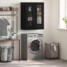 Vitrina Negro 69.5 x 34 x 90 cm Madera contrachapada