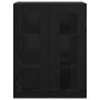 Armario de pared Roble negro 69.5 x 34 x 90 cm