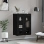 Armario de pared Roble negro 69.5 x 34 x 90 cm