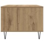 Mesa de Café Roble artisan 60 x 50 x 40 cm Madera contrachapada