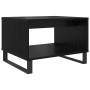 Mesa de Café Roble negro 60 x 50 x 40 cm Madera contrachapada