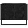 Mesa de Café Roble negro 60 x 50 x 40 cm Madera contrachapada