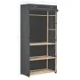Grauer 3-stöckiger Kleiderschrank aus Stoff, 79 x 40 x 170 cm von vidaXL, Kleiderschränke - Ref: Foro24-248187, Preis: 100,09...