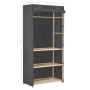 Grauer 3-stöckiger Kleiderschrank aus Stoff, 79 x 40 x 170 cm von vidaXL, Kleiderschränke - Ref: Foro24-248187, Preis: 95,58 ...