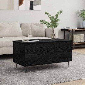 Mesa de Café Roble negro 90 x 44.5 x 45 cm Madera contrachapada en Mesas de centro | Comprar online en Foro24
