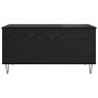 Mesa de Café Roble negro 90 x 44.5 x 45 cm Madera contrachapada