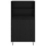 Alacena Negro 60 x 36 x 110 cm Madera contrachapada