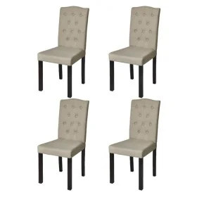Esszimmerstühle 4 Einheiten Kamelstoff von vidaXL, Essstühle - Ref: Foro24-240558, Preis: 253,91 €, Rabatt: %
