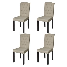 Esszimmerstühle 4 Einheiten Kamelstoff von vidaXL, Essstühle - Ref: Foro24-240558, Preis: 259,91 €, Rabatt: %