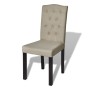 Dining chairs 4 units in camel fabric by vidaXL, dining chairs - Ref: Foro24-240558, Price: 259,91 €, Discount: %