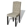 Dining chairs 4 units in camel fabric by vidaXL, dining chairs - Ref: Foro24-240558, Price: 253,91 €, Discount: %