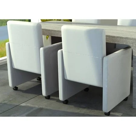 Esszimmerstühle 2 Einheiten aus weißem Kunstleder von vidaXL, Essstühle - Ref: Foro24-60347, Preis: 270,24 €, Rabatt: %