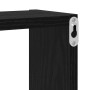 Cubo de Pared Roble negro 96 x 12 x 64 cm Madera contrachapada