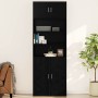 Mueble de pared Roble negro 80 x 42.5 x 40 cm