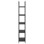 Estante de libros Roble negro 80 x 30 x 183 cm