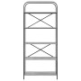 Estante de libros Gris sonoma 80 x 30 x 183 cm