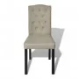 Dining chairs 2 units of camel fabric by vidaXL, dining chairs - Ref: Foro24-240557, Price: 145,25 €, Discount: %