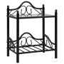 Nachttische aus gehärtetem Glasstahl 45x30,5x60cm schwarz 2Stk von vidaXL, Nachttische - Ref: Foro24-246727, Preis: 86,15 €, ...