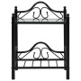 Nachttische aus gehärtetem Glasstahl 45x30,5x60cm schwarz 2Stk von vidaXL, Nachttische - Ref: Foro24-246727, Preis: 86,15 €, ...