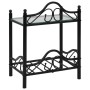 Nachttische aus gehärtetem Glasstahl 45x30,5x60cm schwarz 2Stk von vidaXL, Nachttische - Ref: Foro24-246727, Preis: 86,15 €, ...