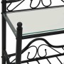 Nachttische aus gehärtetem Glasstahl 45x30,5x60cm schwarz 2Stk von vidaXL, Nachttische - Ref: Foro24-246727, Preis: 86,15 €, ...