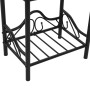Nachttische aus gehärtetem Glasstahl 45x30,5x60cm schwarz 2Stk von vidaXL, Nachttische - Ref: Foro24-246727, Preis: 86,15 €, ...