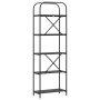 Estante de libros Roble negro 60 x 30 x 183 cm
