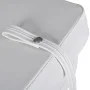 Boat seat with folding backrest, blue and white cushion, 41x36x48cm. by vidaXL, Sailboat parts - Ref: Foro24-90419, Price: 62...