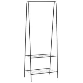 Perchero de ropa negro 59x35x150 cm de vidaXL, Organizadores de vestidores y perchas de barra - Ref: Foro24-246724, Precio: 1...