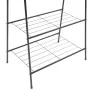 Schwarzer Kleiderständer 59x35x150 cm von vidaXL, Kommoden-Organizer und Bar-Kleiderbügel - Ref: Foro24-246724, Preis: 20,27 ...